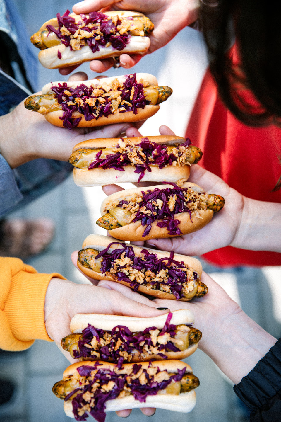 IKEA veggie hot dog from the top.jpg