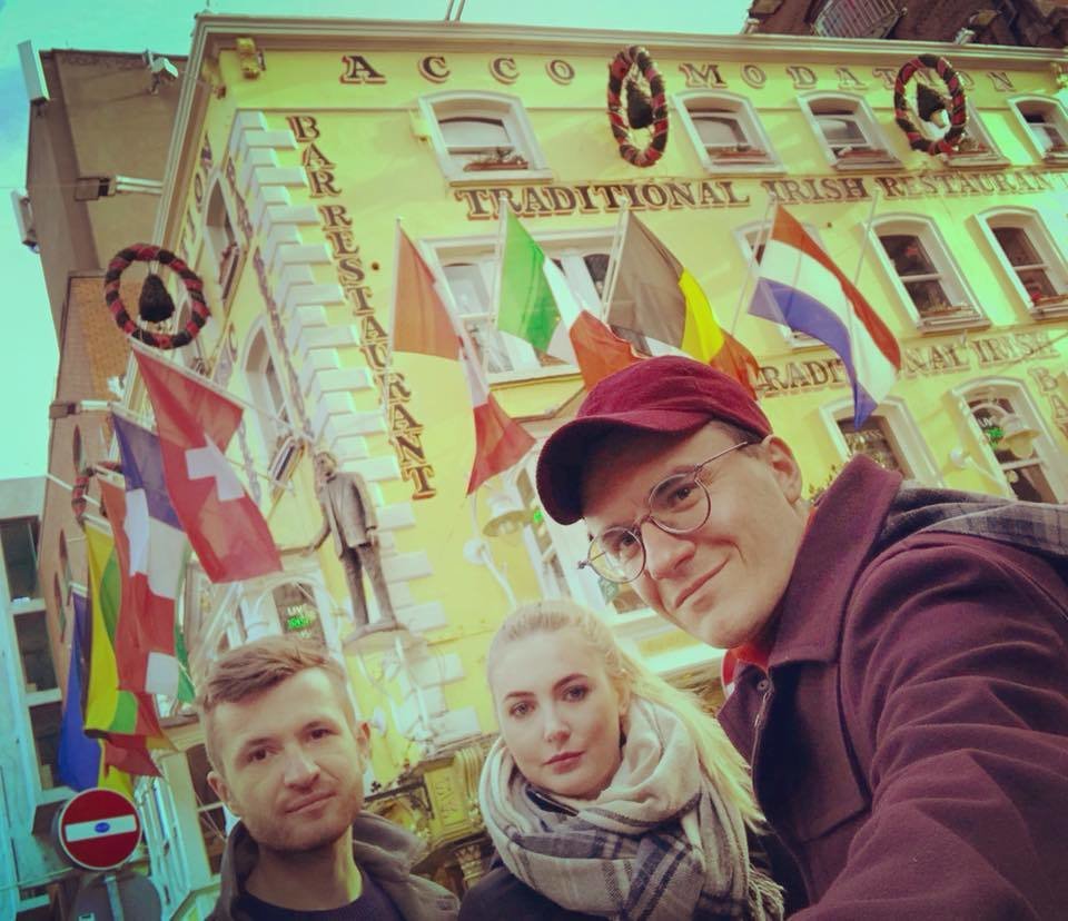 Zespół click community łączy pracę z przyjemnością zwiedzając Dublin.