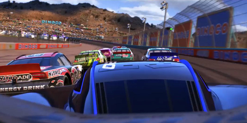 Kadr z filmu "Cars 3". Fot. DB Creative Factory