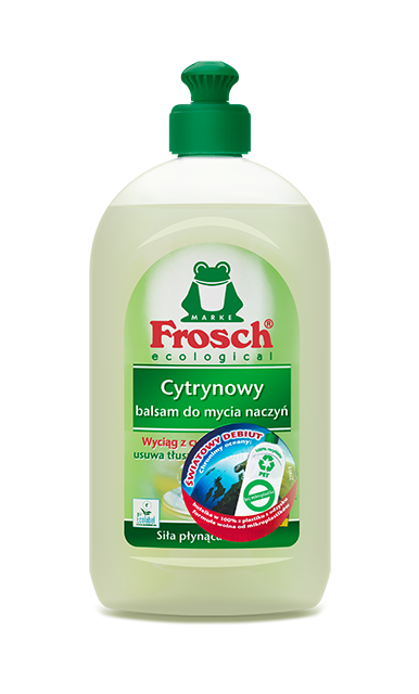 Frosch Cytrynowy Balsam do Mycia Naczyń o pojemności 500 ml<br>Sugerowana cena detaliczna: 6 pln