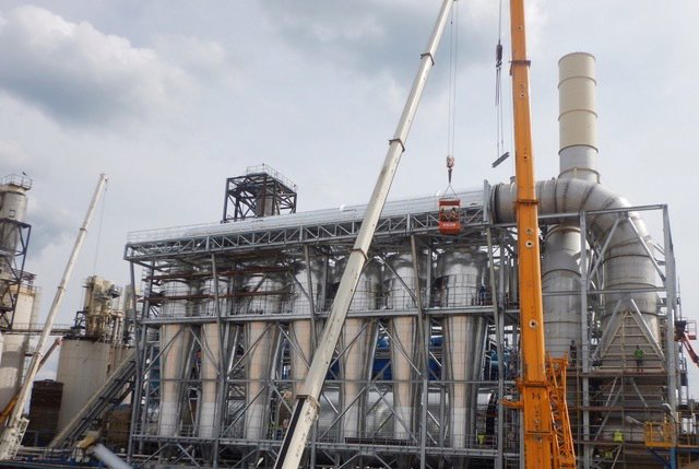 Kronospan Mielec - Tymczasowy emitor i urządzenia odpylające.