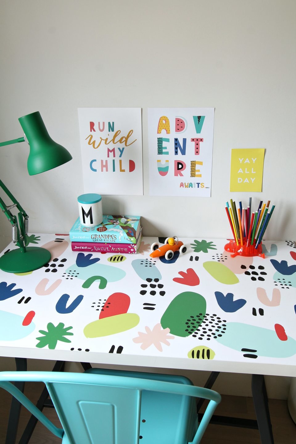 Friendly kids working space made by: @littlebigbell.<br>Source: https://www.instagram.com/littlebigbell/