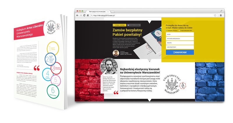 Na stworzonych LP, kandydaci mogli zamówić bezpłatny "Pakiet powitalny", pakiet w formie pliku .pdf został wysłany mailem po wysłaniu formularza.