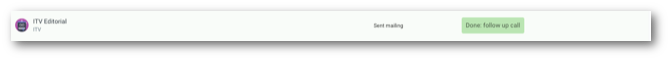 Kontakt ze statusem <i>done</i>