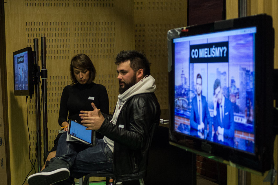 Gość Specjalny Kamil Rutkowski oraz prowadząca spotkanie Anna Mościcka, Whites